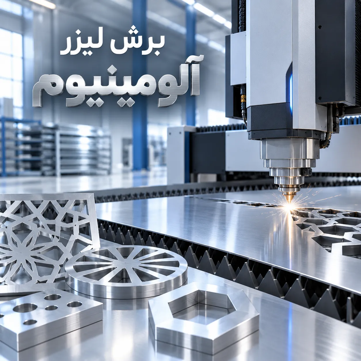 برش لیزر آلومینیوم