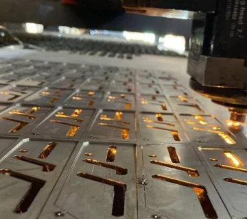 برش لیز با اکسیژن یا نیتروژن