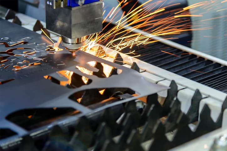 برش لیزر آلومینیوم با cnc