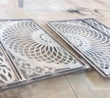 برش لیزر روی فلزات