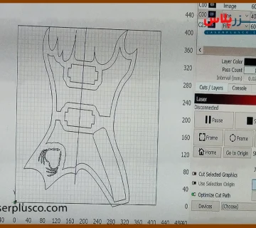 نرم افزار چیدمان برش لیزر