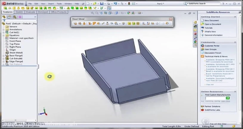 برش لیزر با سالیدورک چگونه انجام می شود